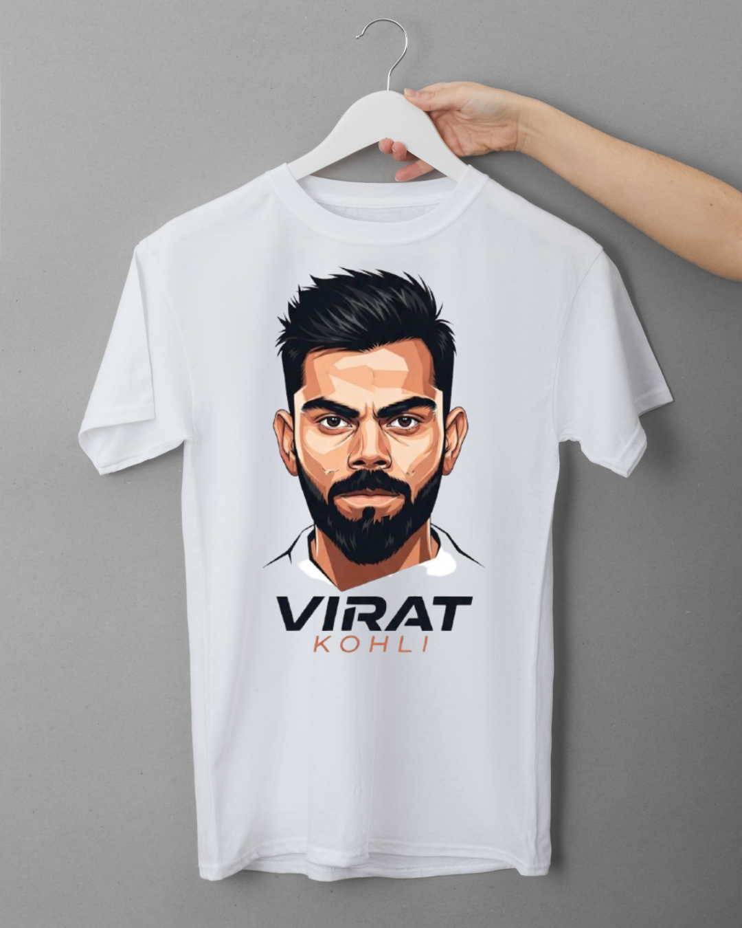 Virat Kohli King Edition T-Shirt for Men | Cricket Lover Graphic Tee | Stylish Casual Wear