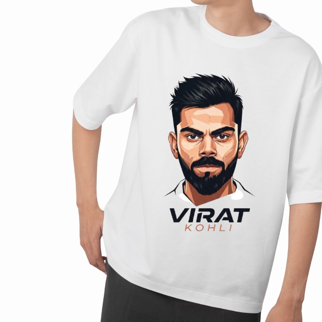 Virat Kohli King Edition T-Shirt for Men | Cricket Lover Graphic Tee | Stylish Casual Wear